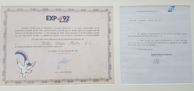 Cómo estuvo Villa Flores Martín presente en la Expo'92 - Villa Flores Martín